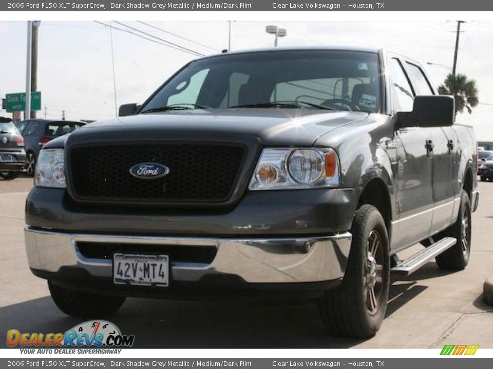 2006 Ford F150 XLT SuperCrew Dark Shadow Grey Metallic / Medium/Dark Flint Photo #19