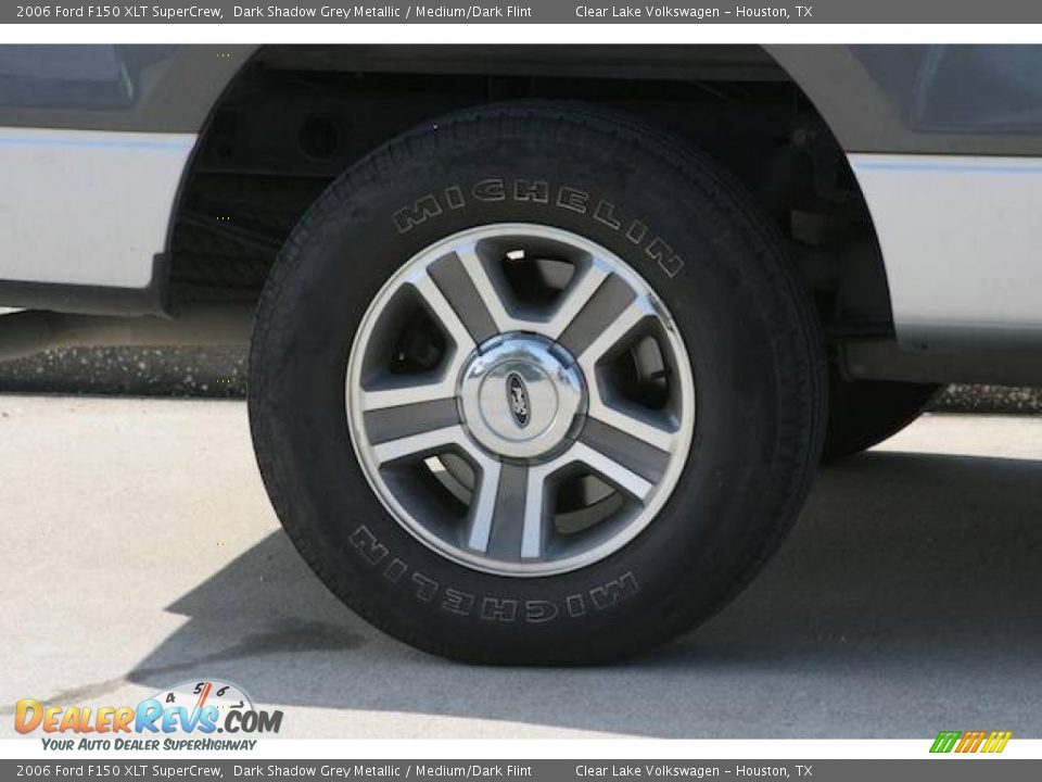 2006 Ford F150 XLT SuperCrew Dark Shadow Grey Metallic / Medium/Dark Flint Photo #21