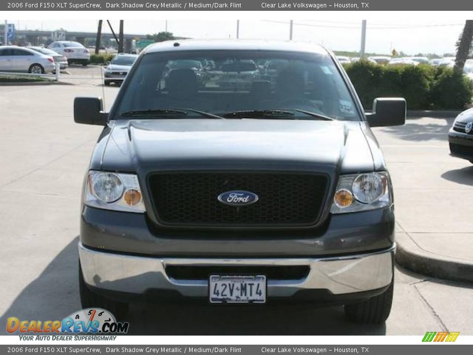 2006 Ford F150 XLT SuperCrew Dark Shadow Grey Metallic / Medium/Dark Flint Photo #23