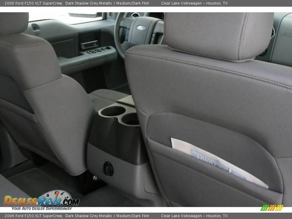 2006 Ford F150 XLT SuperCrew Dark Shadow Grey Metallic / Medium/Dark Flint Photo #28