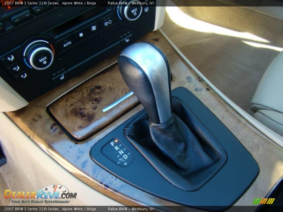 2007 BMW 3 Series 328i Sedan Alpine White / Beige Photo #14