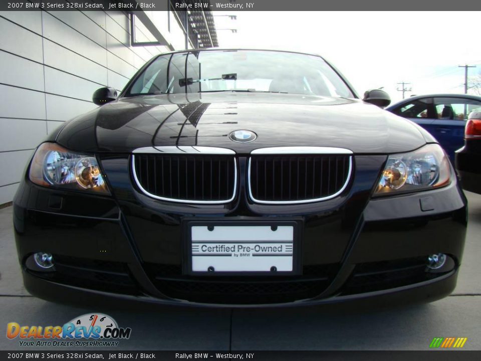 2007 BMW 3 Series 328xi Sedan Jet Black / Black Photo #2
