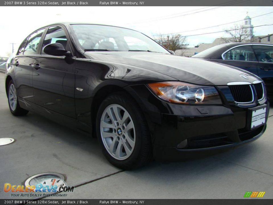 2007 BMW 3 Series 328xi Sedan Jet Black / Black Photo #3