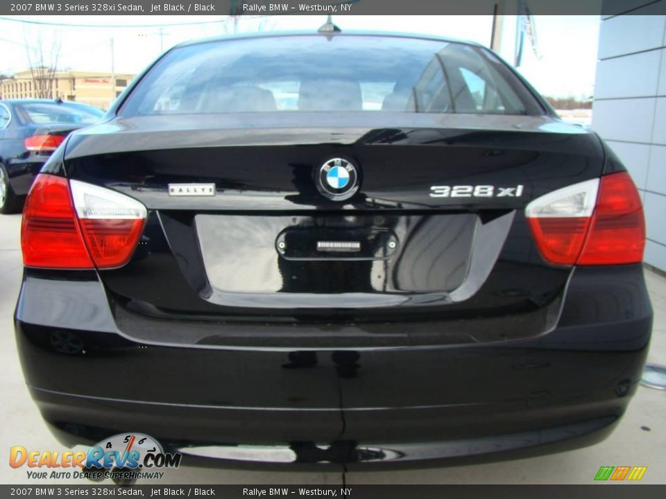2007 BMW 3 Series 328xi Sedan Jet Black / Black Photo #5