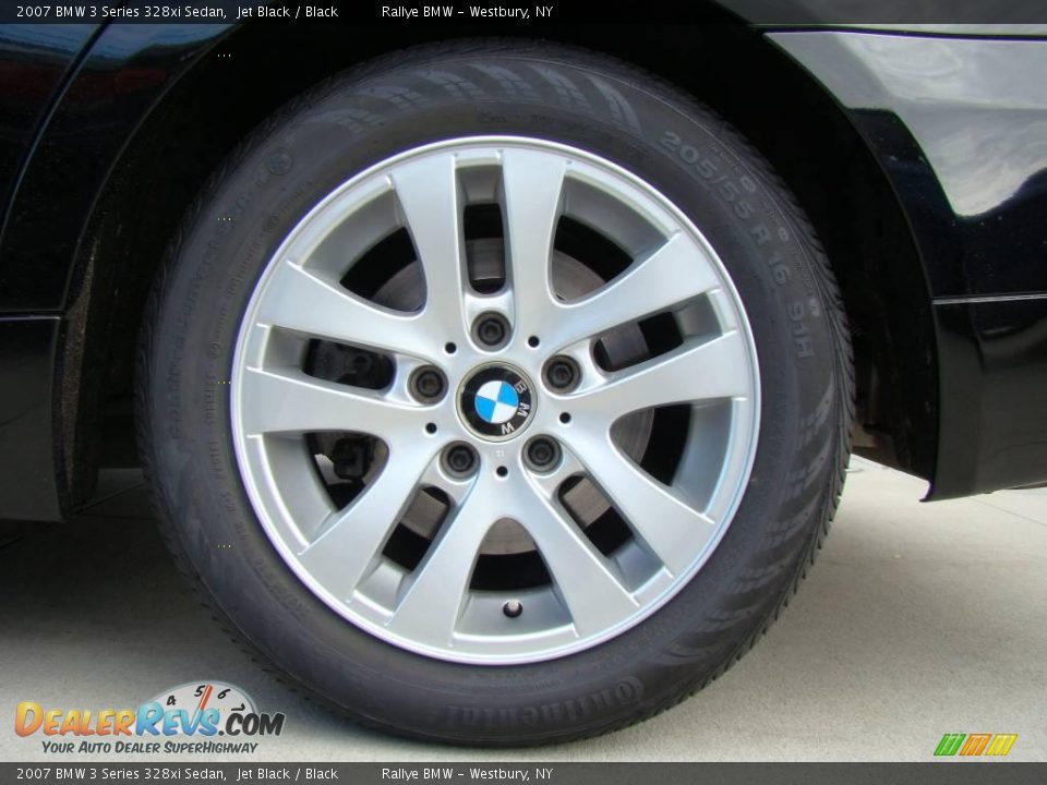 2007 BMW 3 Series 328xi Sedan Jet Black / Black Photo #6