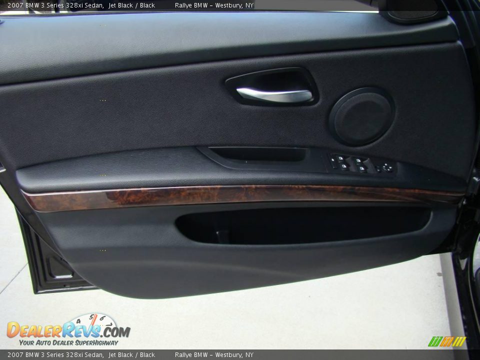 2007 BMW 3 Series 328xi Sedan Jet Black / Black Photo #7