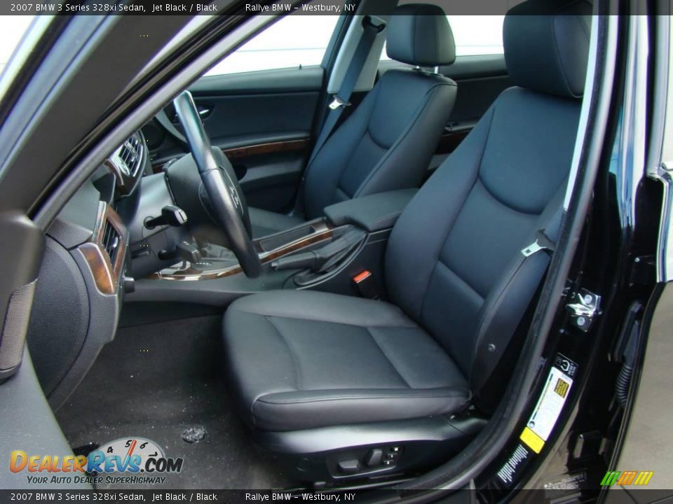 2007 BMW 3 Series 328xi Sedan Jet Black / Black Photo #8