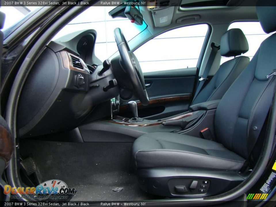 2007 BMW 3 Series 328xi Sedan Jet Black / Black Photo #9