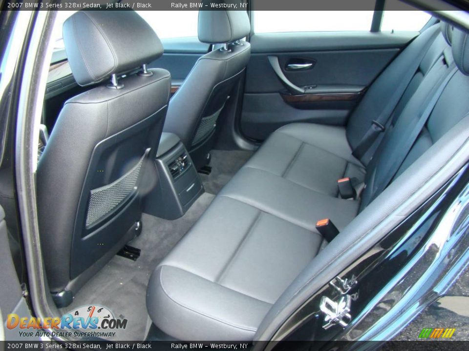 2007 BMW 3 Series 328xi Sedan Jet Black / Black Photo #11