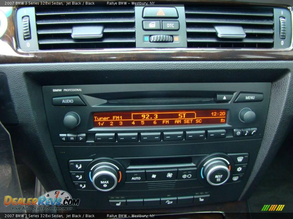 2007 BMW 3 Series 328xi Sedan Jet Black / Black Photo #13