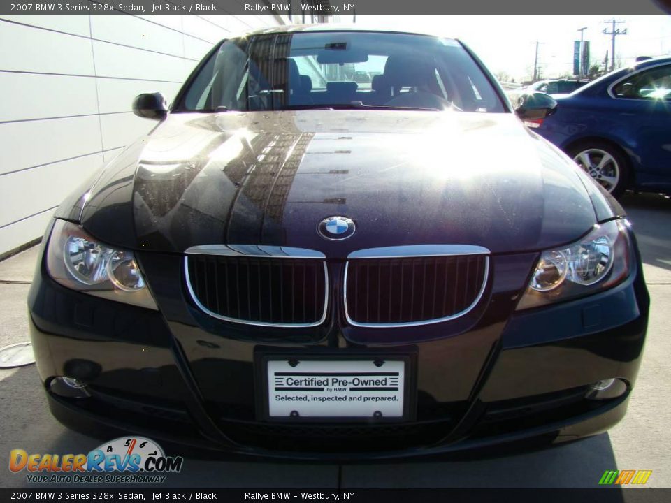 2007 BMW 3 Series 328xi Sedan Jet Black / Black Photo #2