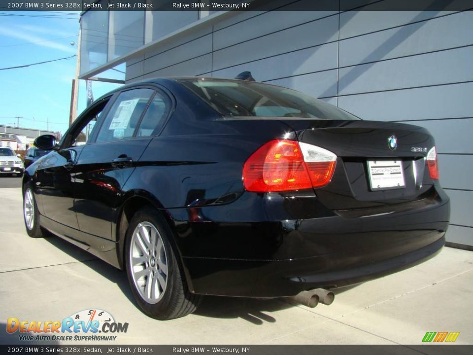 2007 BMW 3 Series 328xi Sedan Jet Black / Black Photo #3