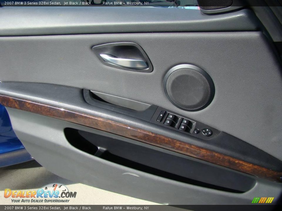 2007 BMW 3 Series 328xi Sedan Jet Black / Black Photo #7