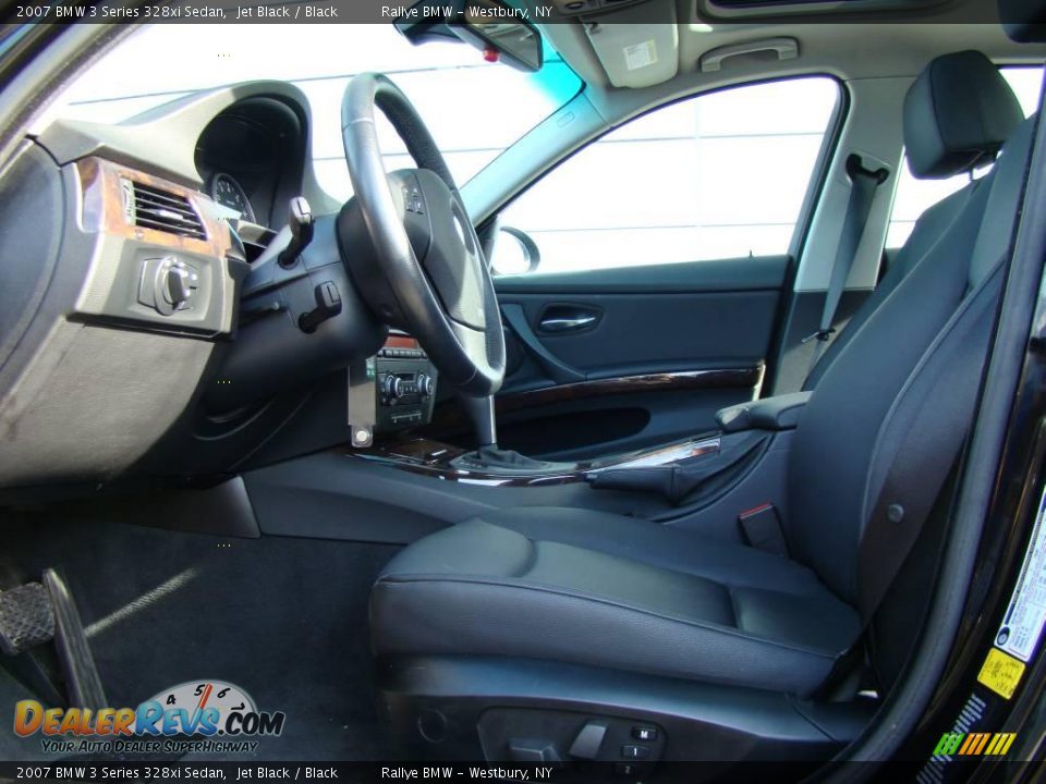 2007 BMW 3 Series 328xi Sedan Jet Black / Black Photo #9
