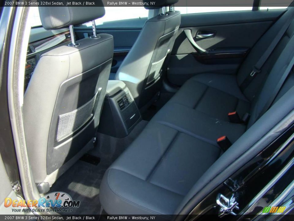 2007 BMW 3 Series 328xi Sedan Jet Black / Black Photo #12