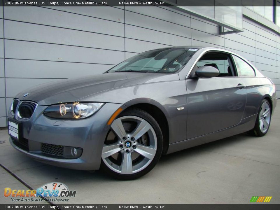 2007 BMW 3 Series 335i Coupe Space Gray Metallic / Black Photo #1