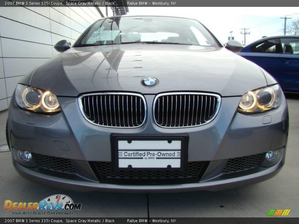 2007 BMW 3 Series 335i Coupe Space Gray Metallic / Black Photo #2