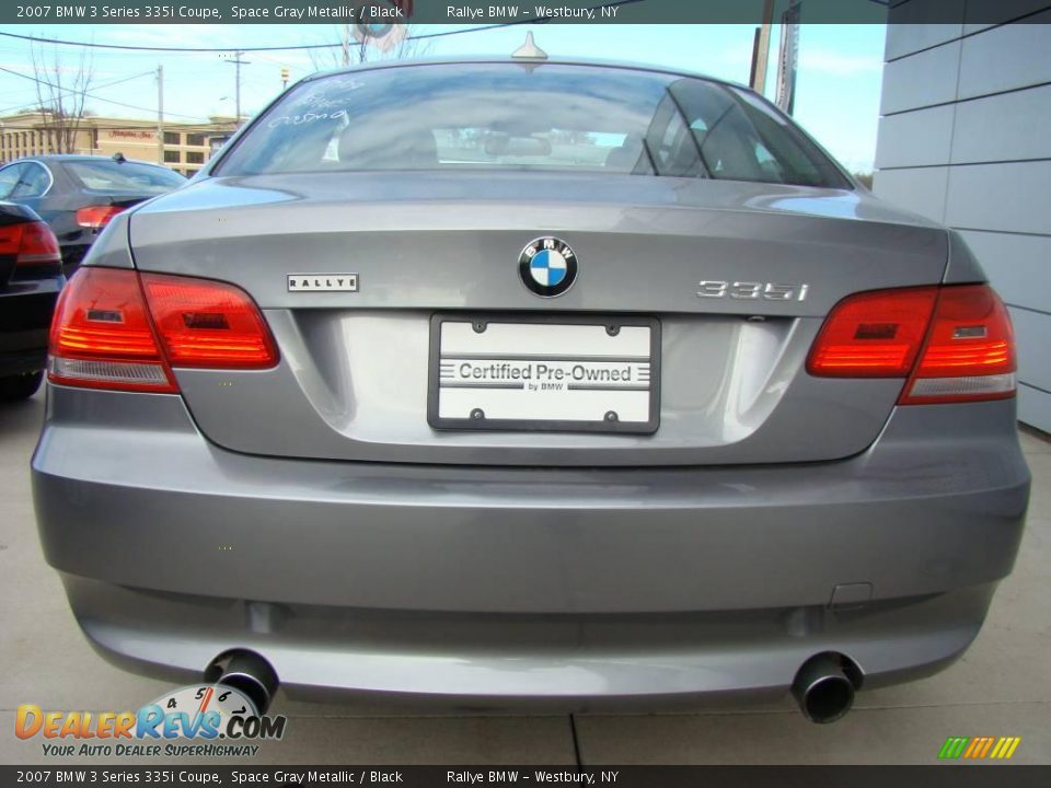 2007 BMW 3 Series 335i Coupe Space Gray Metallic / Black Photo #4