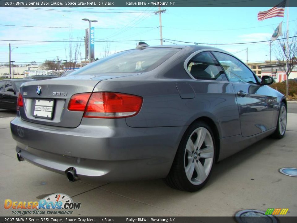 2007 BMW 3 Series 335i Coupe Space Gray Metallic / Black Photo #5