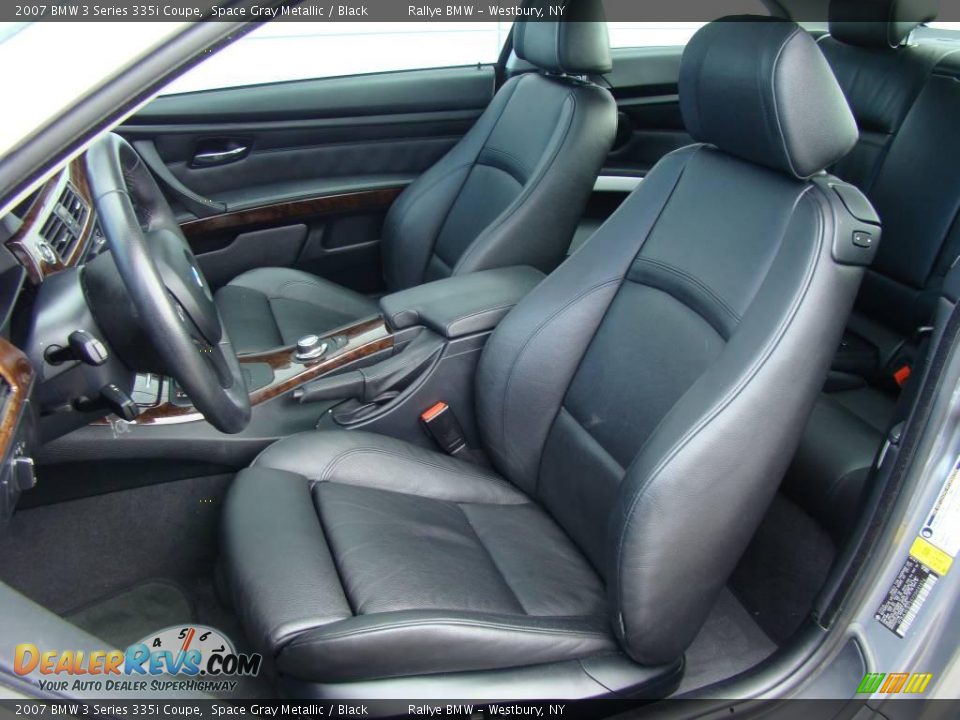 2007 BMW 3 Series 335i Coupe Space Gray Metallic / Black Photo #8
