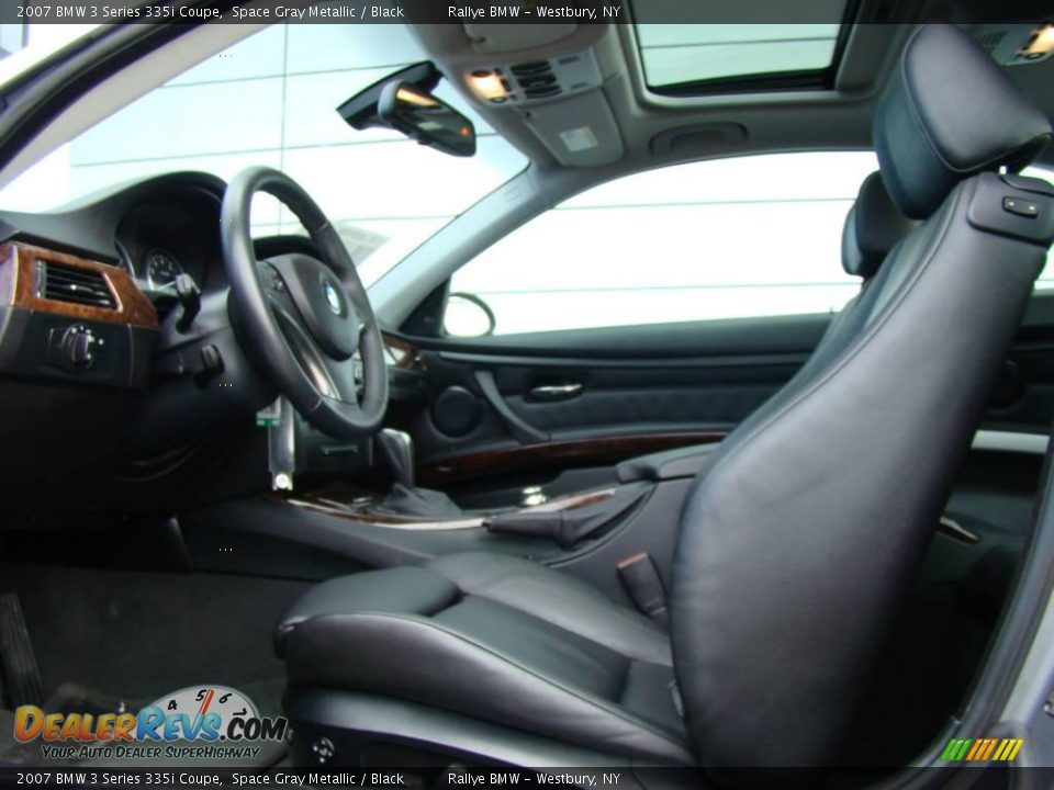 2007 BMW 3 Series 335i Coupe Space Gray Metallic / Black Photo #9