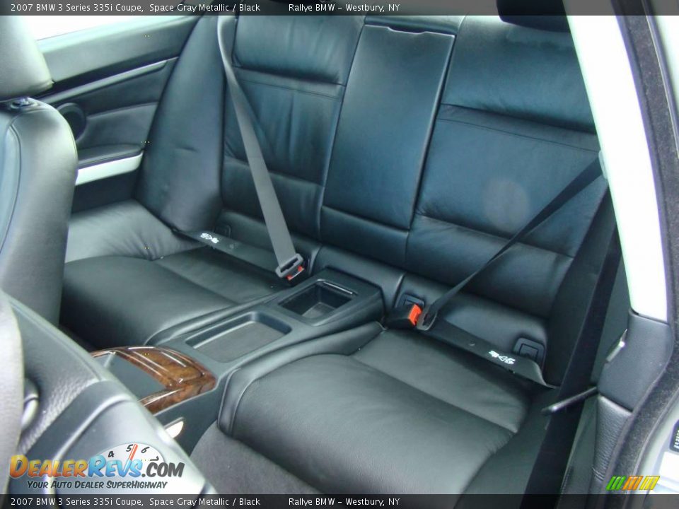 2007 BMW 3 Series 335i Coupe Space Gray Metallic / Black Photo #14