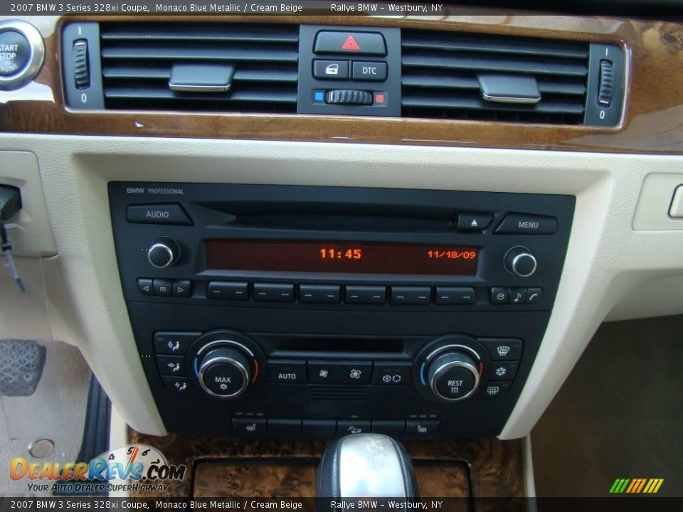 2007 BMW 3 Series 328xi Coupe Monaco Blue Metallic / Cream Beige Photo #12