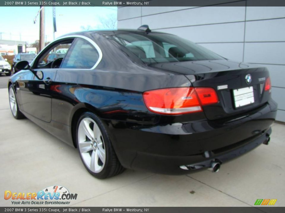 2007 BMW 3 Series 335i Coupe Jet Black / Black Photo #4
