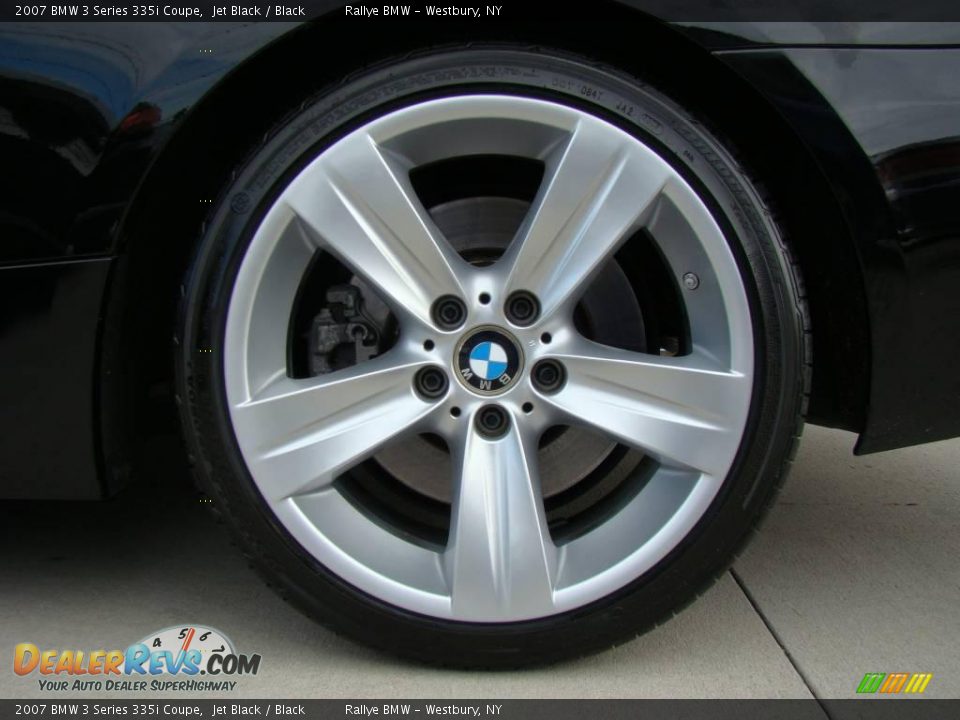 2007 BMW 3 Series 335i Coupe Jet Black / Black Photo #6