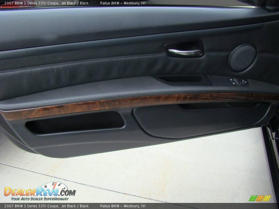 2007 BMW 3 Series 335i Coupe Jet Black / Black Photo #7