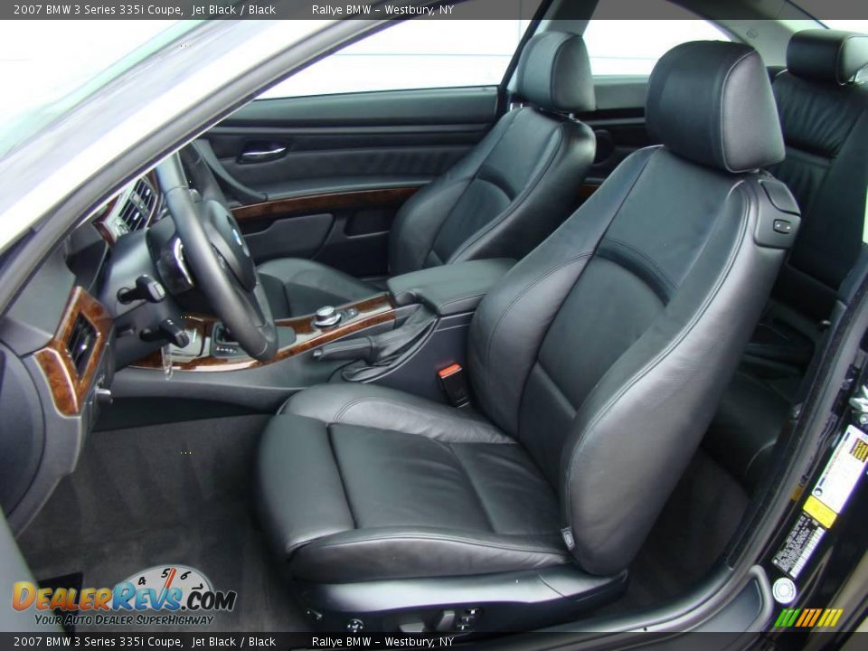 2007 BMW 3 Series 335i Coupe Jet Black / Black Photo #8
