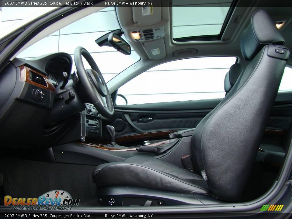 2007 BMW 3 Series 335i Coupe Jet Black / Black Photo #9