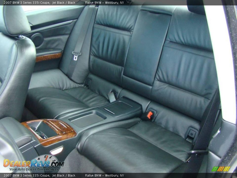 2007 BMW 3 Series 335i Coupe Jet Black / Black Photo #14