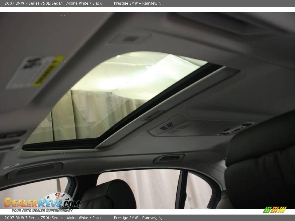 2007 BMW 7 Series 750Li Sedan Alpine White / Black Photo #6