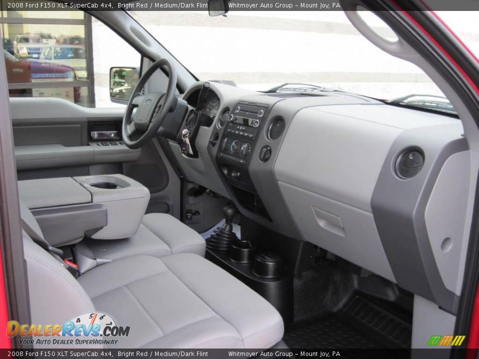 2008 Ford F150 XLT SuperCab 4x4 Bright Red / Medium/Dark Flint Photo #5