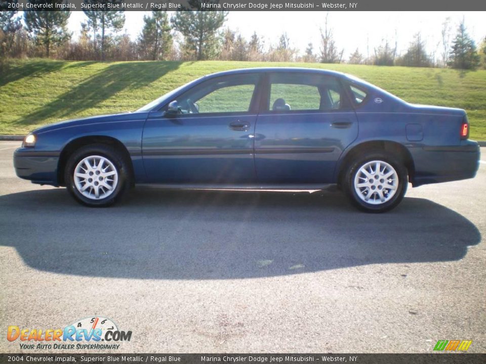 2004 Chevrolet Impala Superior Blue Metallic / Regal Blue Photo #2