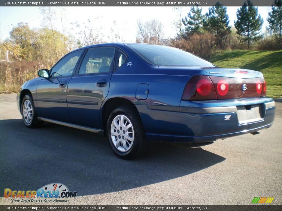 2004 Chevrolet Impala Superior Blue Metallic / Regal Blue Photo #3