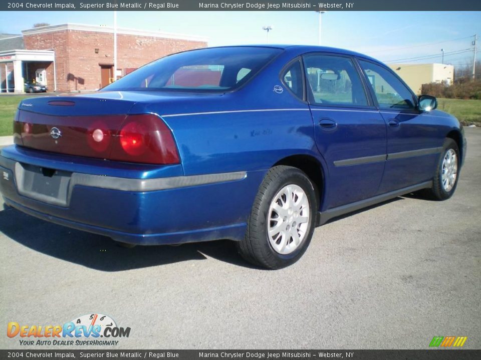 2004 Chevrolet Impala Superior Blue Metallic / Regal Blue Photo #5