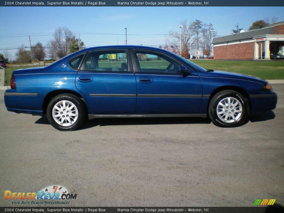 2004 Chevrolet Impala Superior Blue Metallic / Regal Blue Photo #6