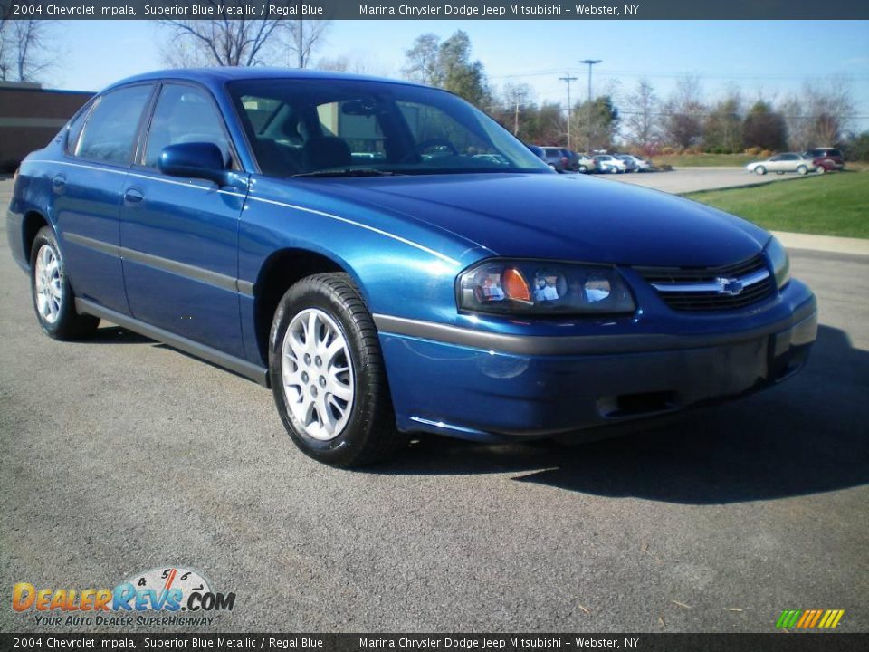 2004 Chevrolet Impala Superior Blue Metallic / Regal Blue Photo #7