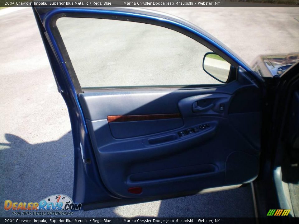 2004 Chevrolet Impala Superior Blue Metallic / Regal Blue Photo #9