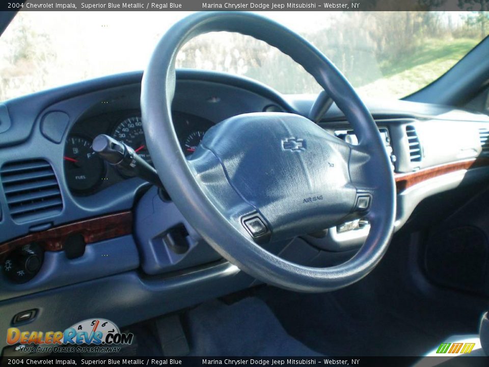 2004 Chevrolet Impala Superior Blue Metallic / Regal Blue Photo #10