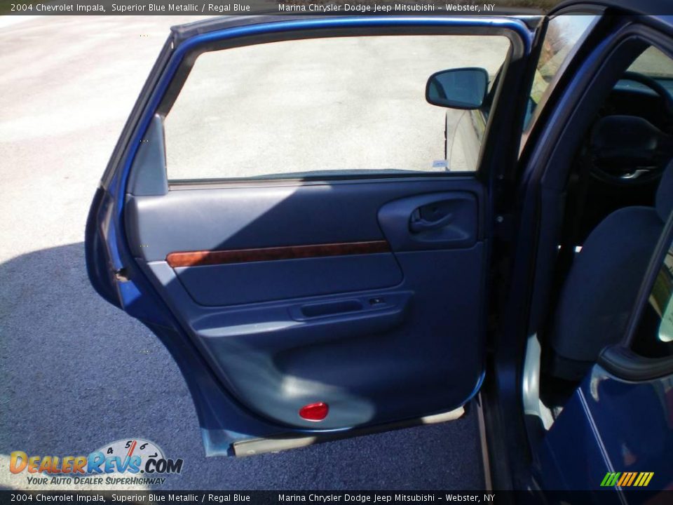 2004 Chevrolet Impala Superior Blue Metallic / Regal Blue Photo #11