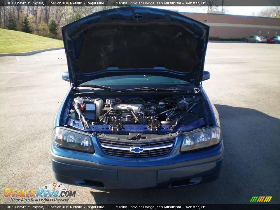 2004 Chevrolet Impala Superior Blue Metallic / Regal Blue Photo #17