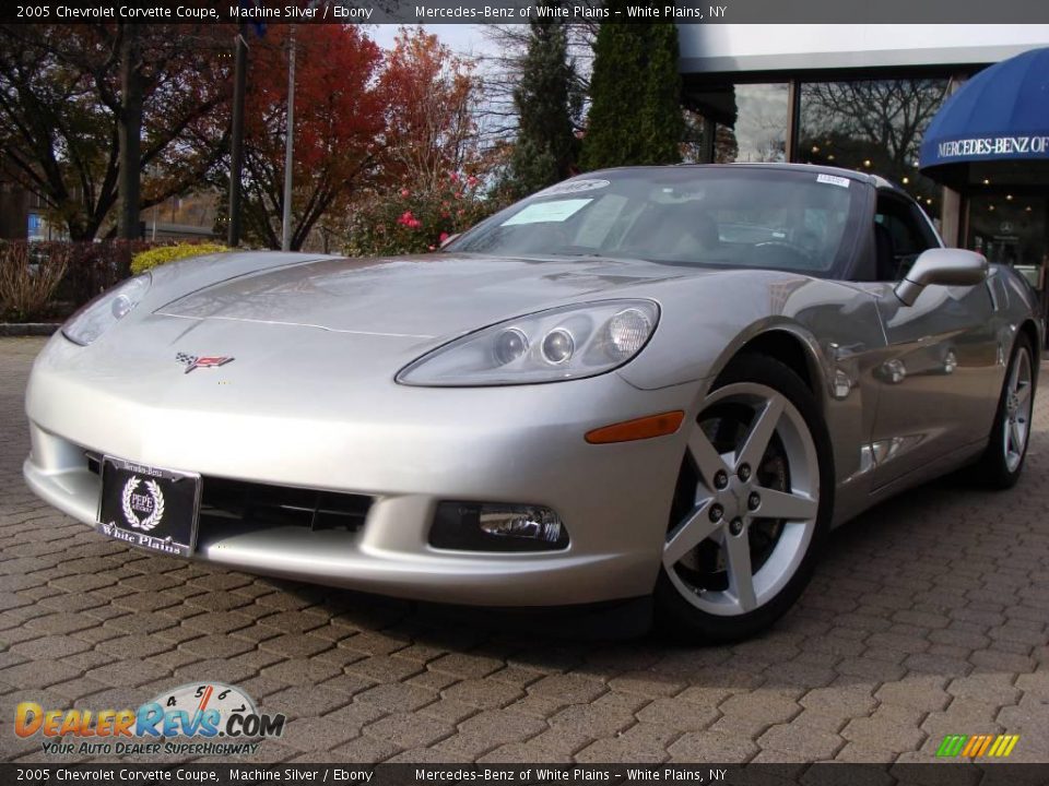 2005 Chevrolet Corvette Coupe Machine Silver / Ebony Photo #1