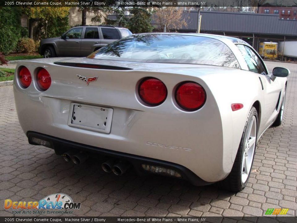 2005 Chevrolet Corvette Coupe Machine Silver / Ebony Photo #4