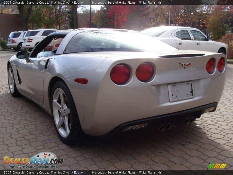 2005 Chevrolet Corvette Coupe Machine Silver / Ebony Photo #6