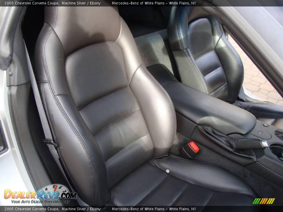 2005 Chevrolet Corvette Coupe Machine Silver / Ebony Photo #14