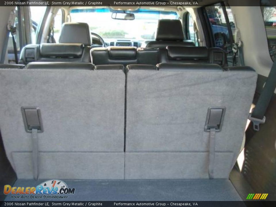 2006 Nissan Pathfinder LE Storm Grey Metallic / Graphite Photo #13
