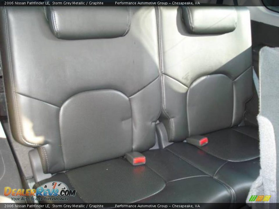 2006 Nissan Pathfinder LE Storm Grey Metallic / Graphite Photo #15